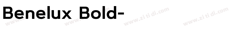 Benelux Bold字体转换